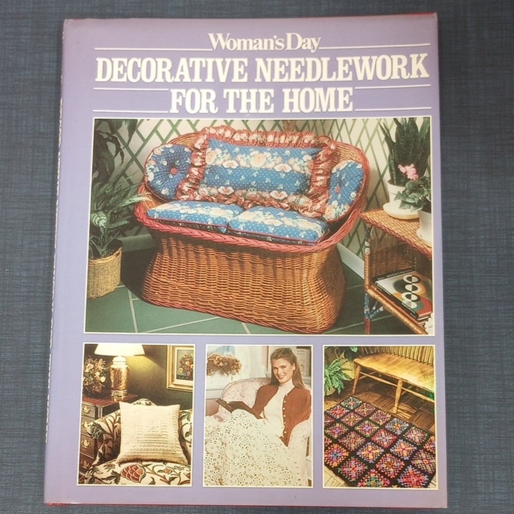 Woman's Day Decorative Needlework for the Home, Vintage Book
